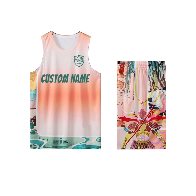 Custom Men Basketball Jerseys Printed Reversible Mesh Basketball Jersey Custom basketball jersey