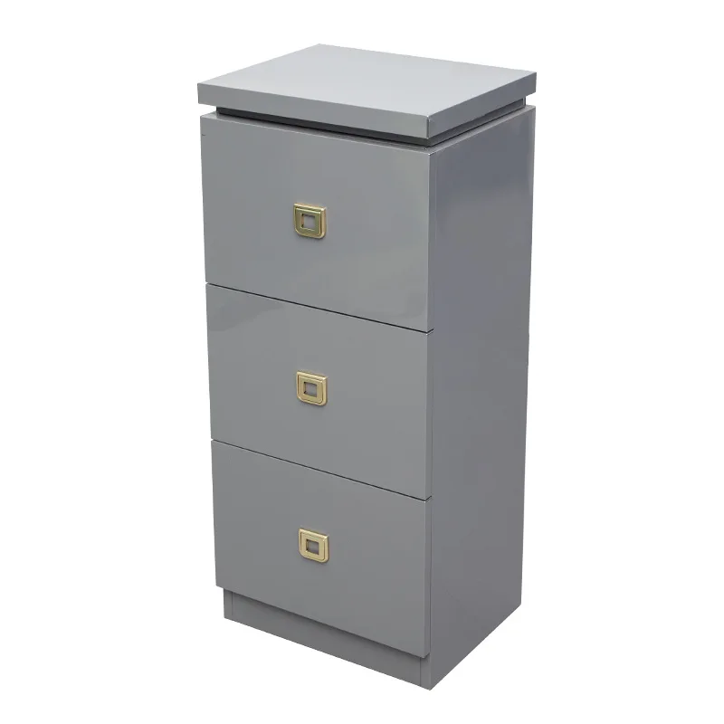 Barber store tool cabinet hair salon special trolley cabinet with drawer storage cabinet