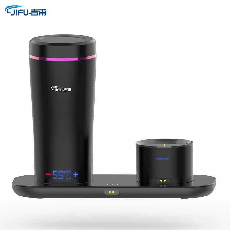 Jifu S1 Pro Business Gift Self Heating Coffee Cup Mug Temperature Control Smart Mugs Warmer Thermos with Battery For Christmas