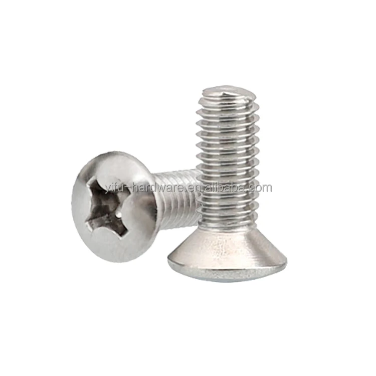 M2 M3 M4 M5 M6 M7 M8 M10 6-32 Metric Din 7985 Sus 306 Ss316 Truss Head Pan Phillips Pan Head Machine Screw