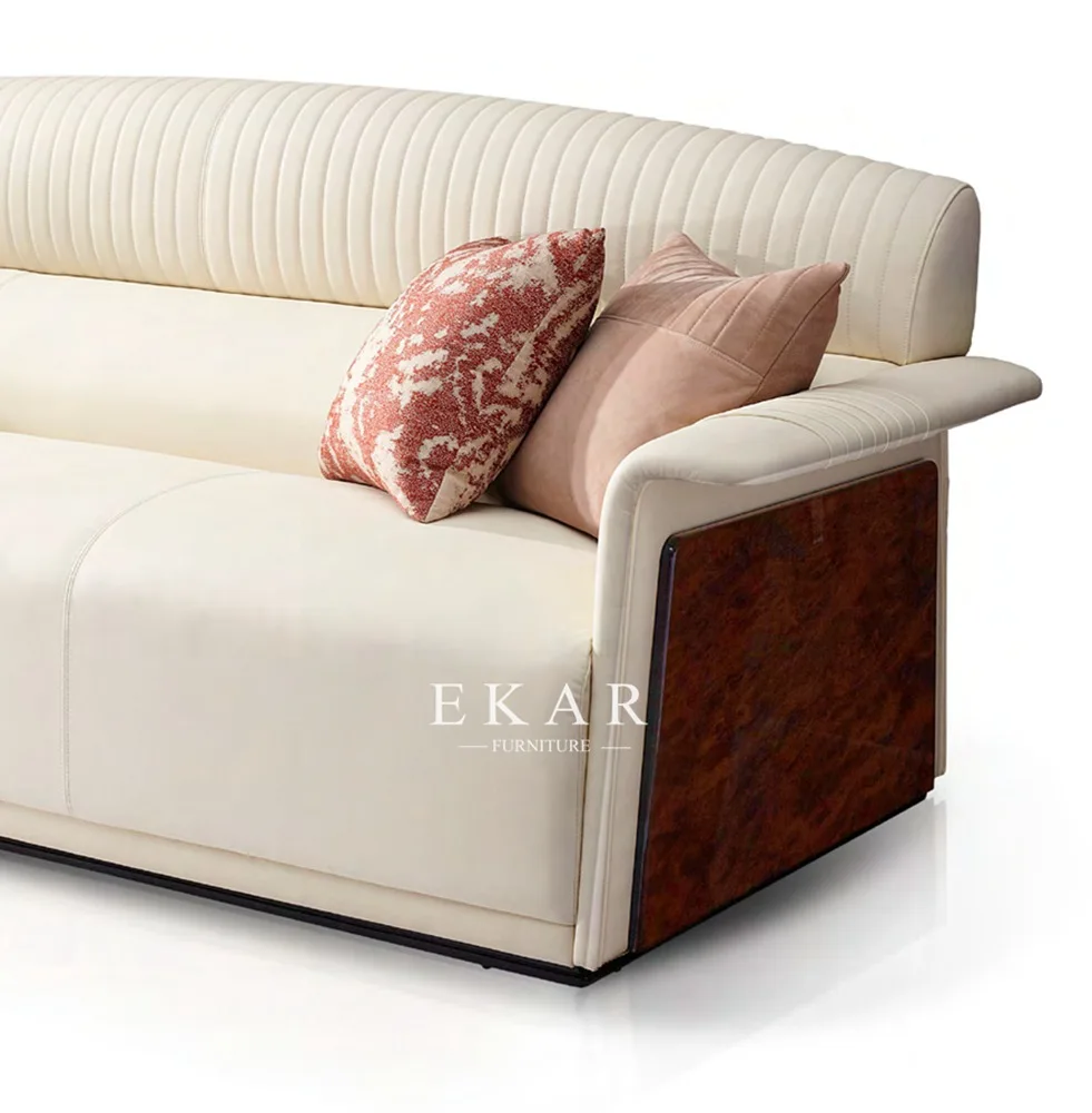 High End простой дизайн Роскошные мебель для гостиной 1 2 3 кожаный диван набор