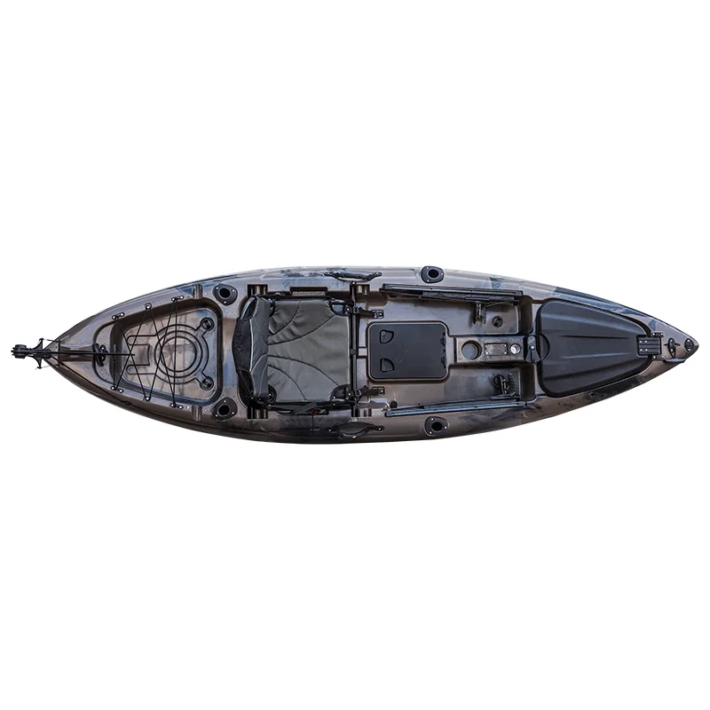 roto molded plastic fishing kayak sit on top canoe kayak