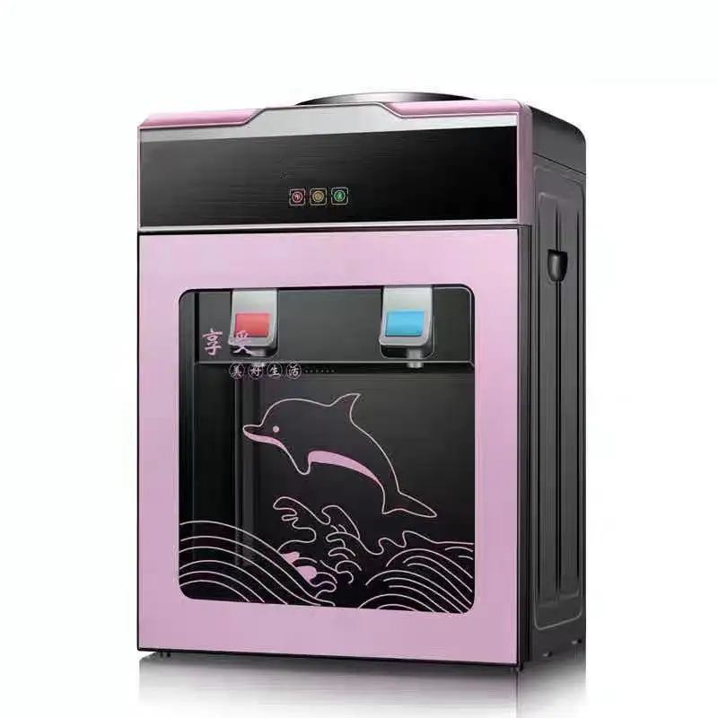 Диспенсер для воды на чайный столик, маленький энергосберегающий бытовой дозатор горячей и холодной воды