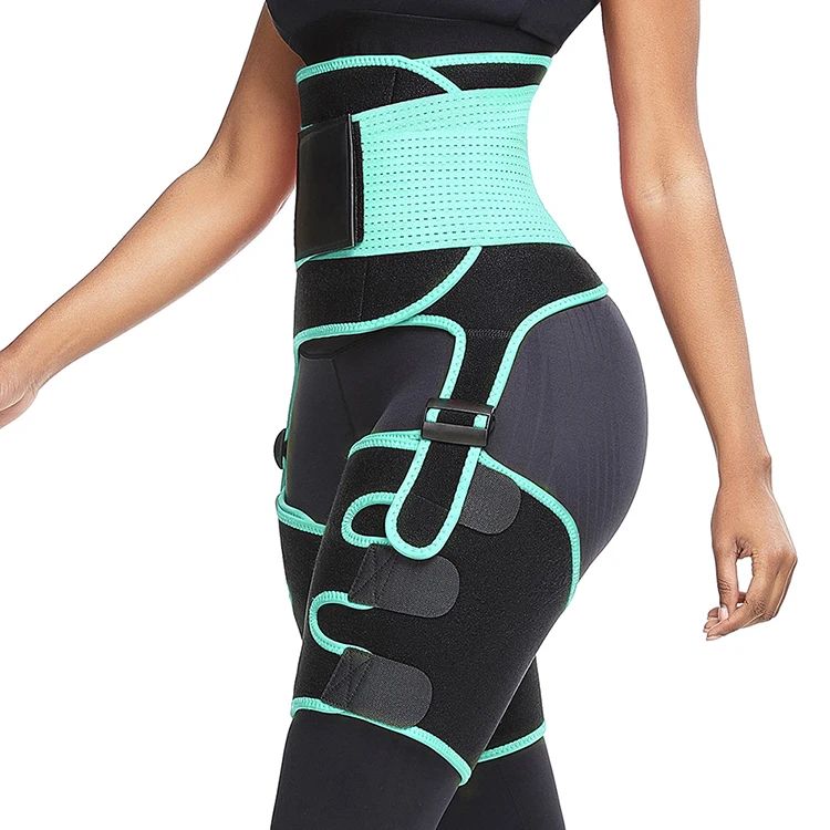 
New Women Gym Workout Lose Weight High Waist Waist And Thigh Trimmer Belt Compression Neoprene Thigh Shaper 