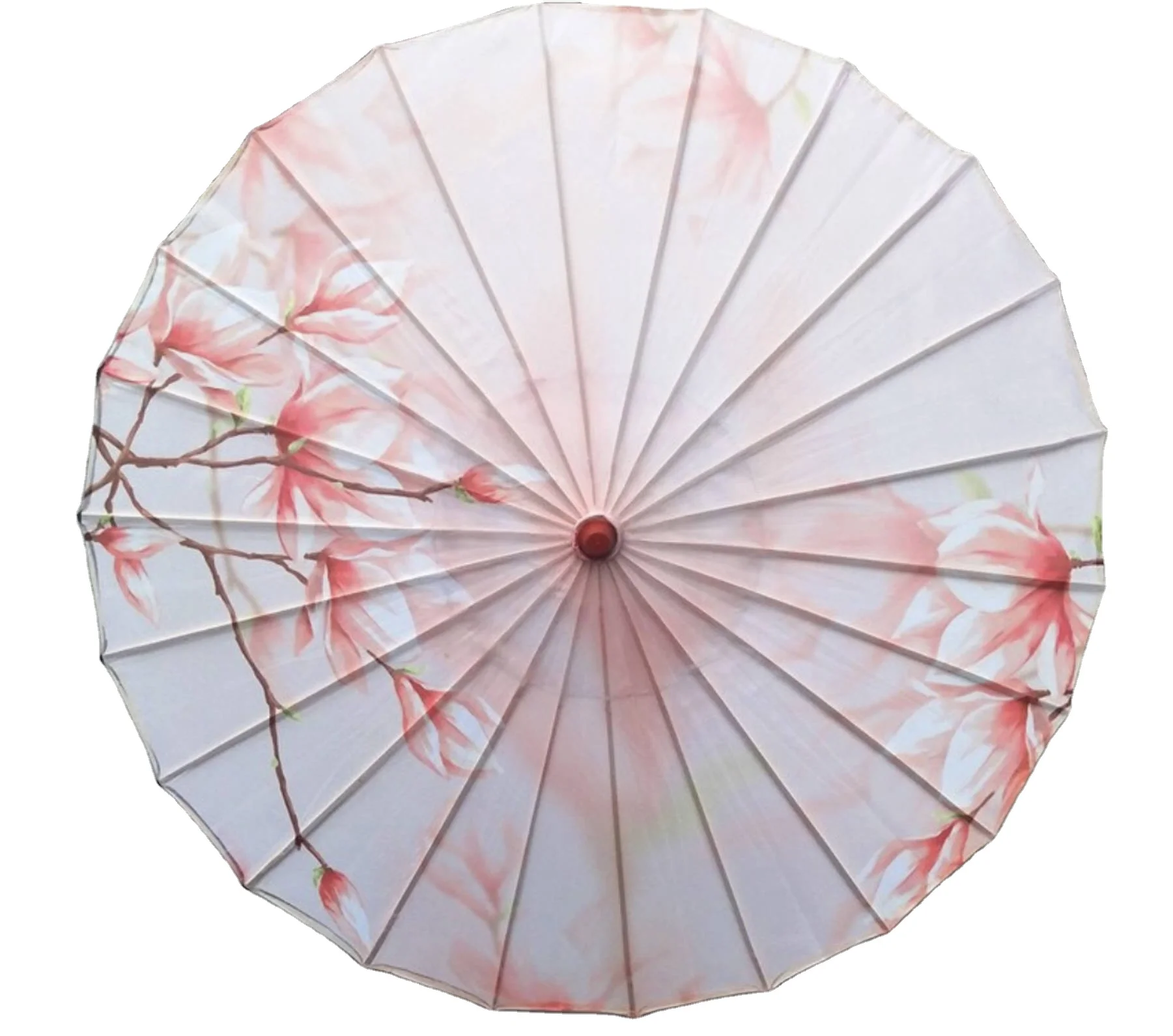 Customized paper bamboo umbrella manufacturer Wedding parasols white paper umbrella