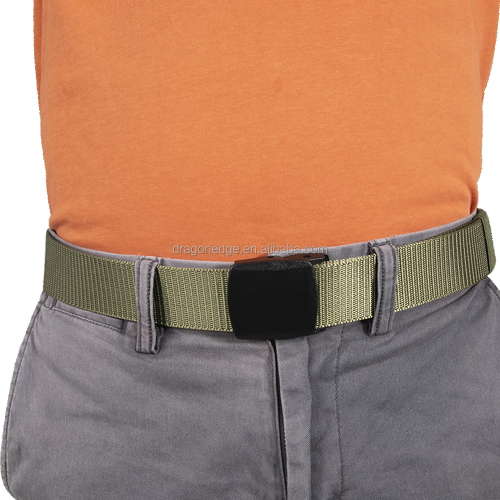 SPARK TAC Ranger Green 100% nylon Combat Belt tactical  Belt  Outdoor  Molle  Belt