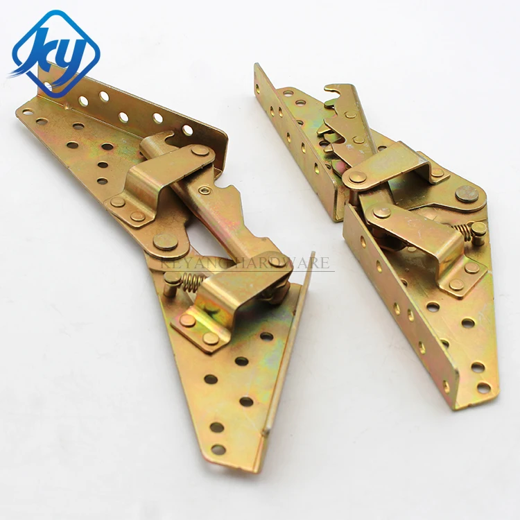 Functional Hinges Metal Click Clack Futon Sofa Cum Bed Mechanism