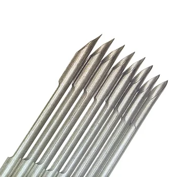 Cannula piercing needle OEM stainless steel hair transplant different degree design groove hair needle