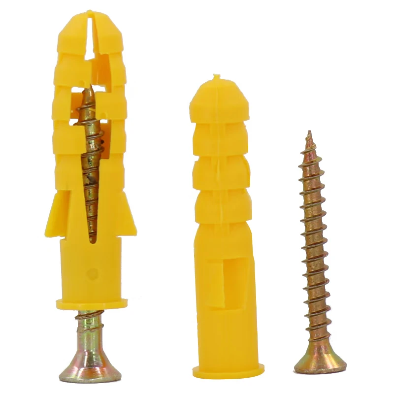 HYSTIC Self-Tapping Screw Small Yellow Croaker Plastic Expansion Tube Heavy Industry Rubber Plug Bolt Expansion Plug