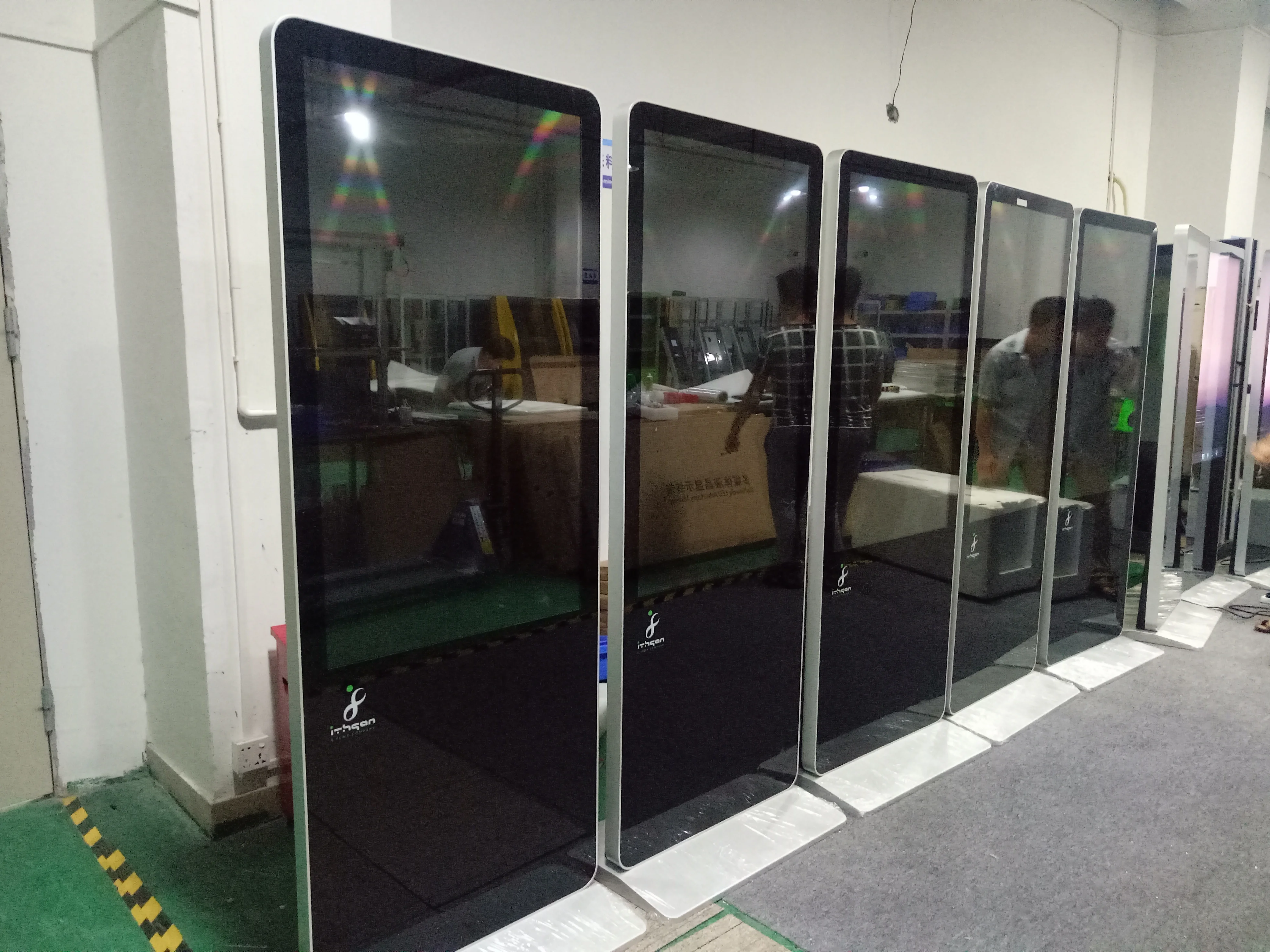  65 дюймов напольный стенд digital signage тотем рекламное табло с
