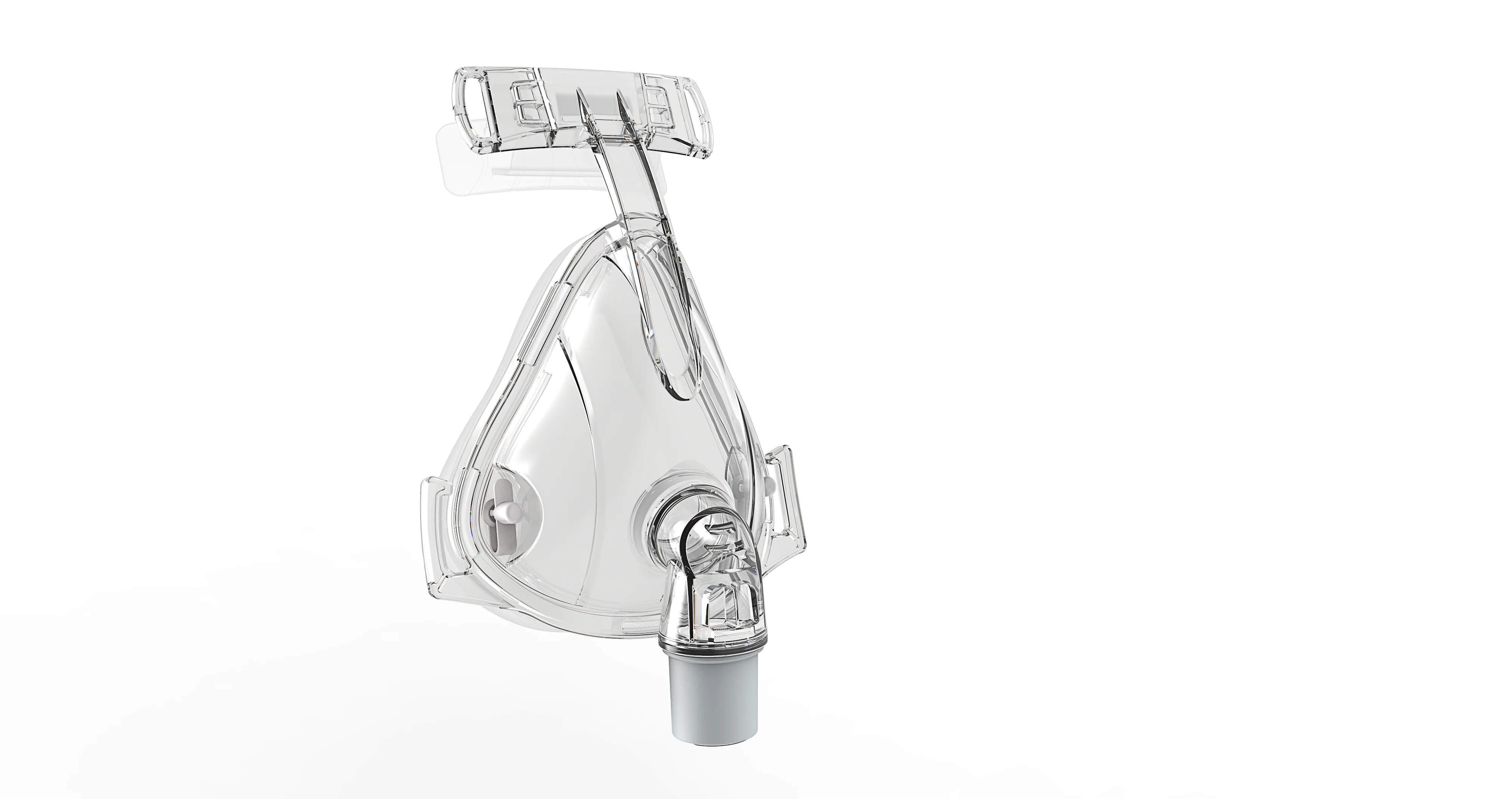 
F3 Full Face Mask For CPAP Machine With Headgear And Instruction High Quality Silicone Gel Cover Medium And Large Size 