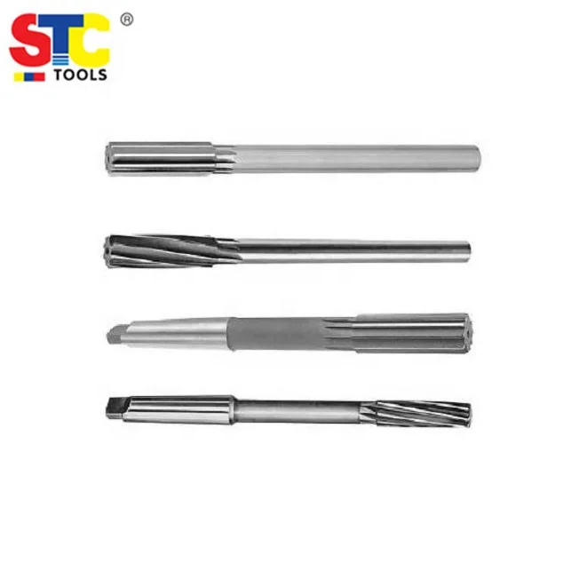 Din212 Straight shank HSS carbide Machine reamer H7 H8 Tolerance carbon steel Fraction Wire  Letter Size Machine Chucking Reamer