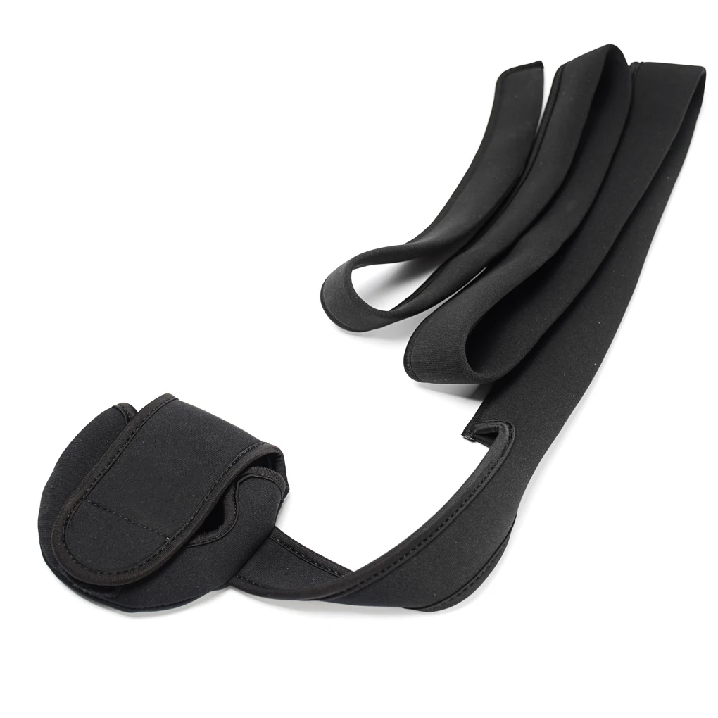Fly Fishing Integrated Protective Cover for Left-Handed Users, Black Rod Cover Made of Durable Diving Fabric, Anti-Scratch
