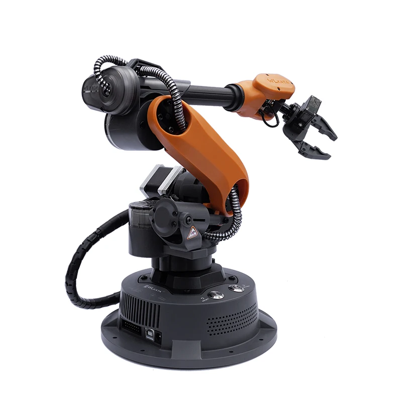 Easy programming safe small 5 axis 450g min desktop education robotics arm kit for mechatronics training