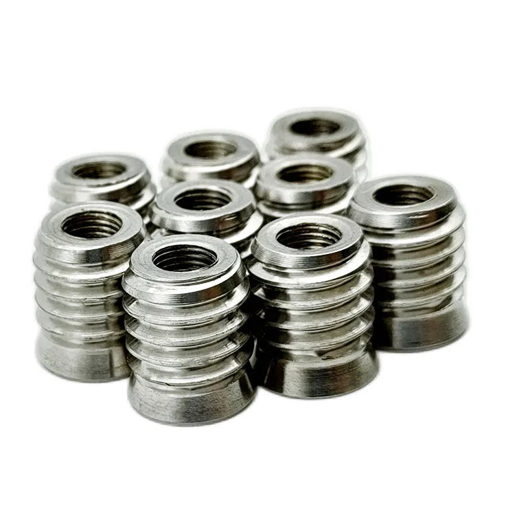 Customized high quality stainless steel M6 M8 furniture wood inserts nuts for wood
