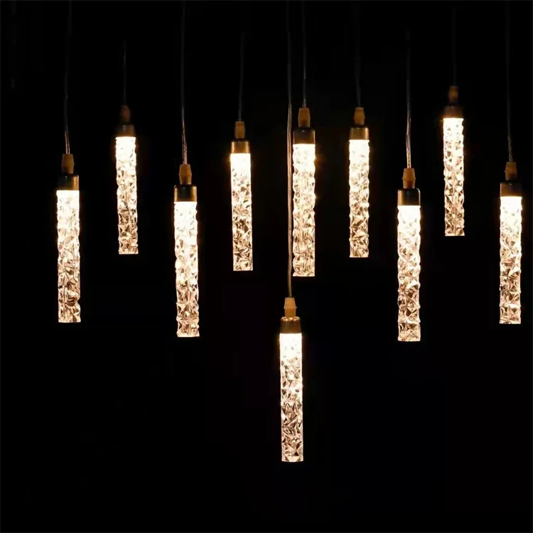 New Wedding Acrylic Light 10 Head Crystal Chandelier Wedding Decoration Chandelier