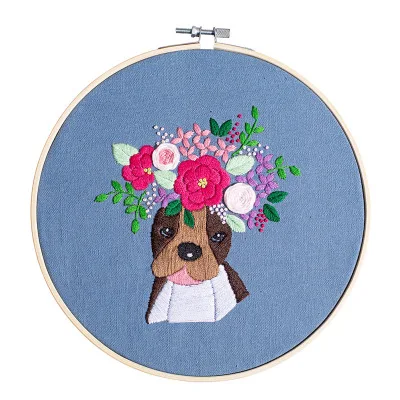 Штампованные наборы для вышивки, Набор для вышивки крестиком, Набор для вышивки иглой для начинающих