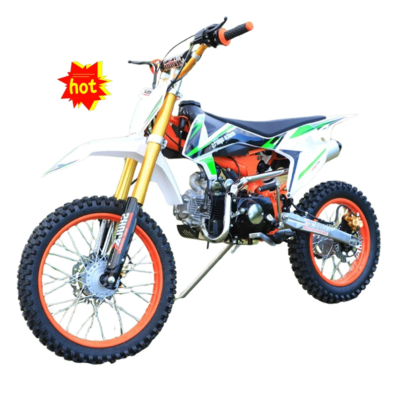 Высококачественный Мото Кросс бензиновый Мотоцикл Мотокросс 125cc с задней вилкой из сплава