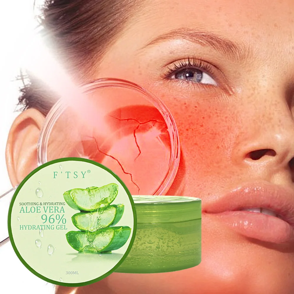Korean Organic Moisturizing Gel Hyaluronic Acid Soothing Overnight Face Mask Repair Aloe Vera Gel