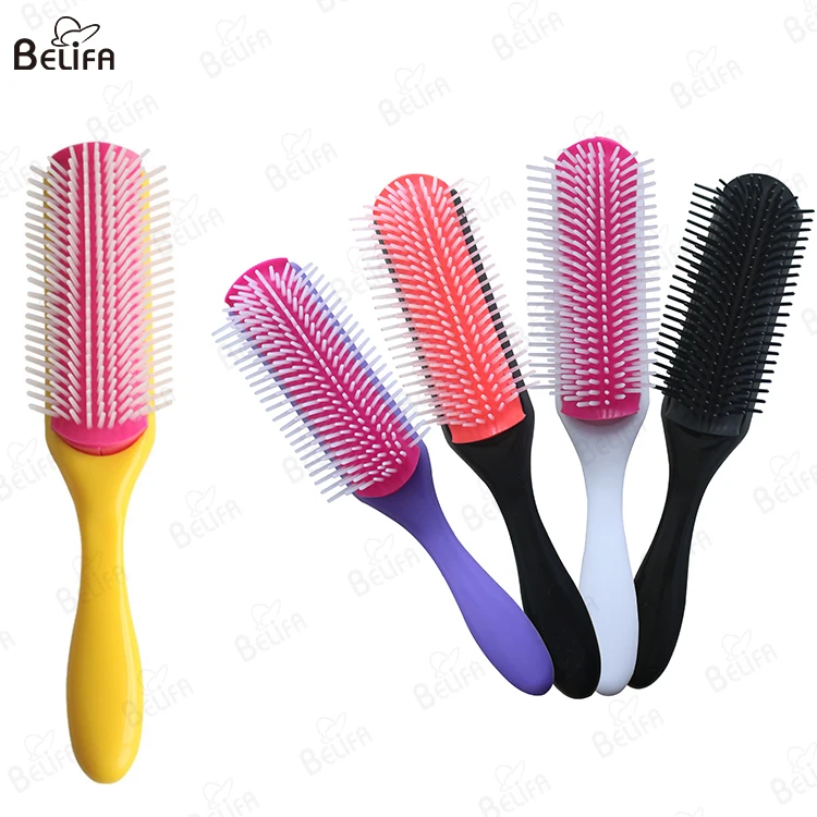 Durable Salon Straight Curly Hair Massage Comb Styling Brush