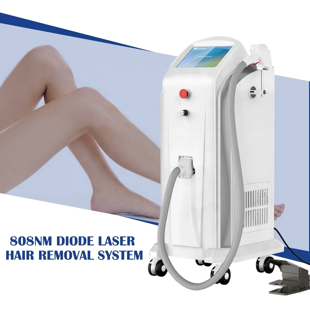 Vertical 808nm diode laser hair removal machine laser beauty salon equipment