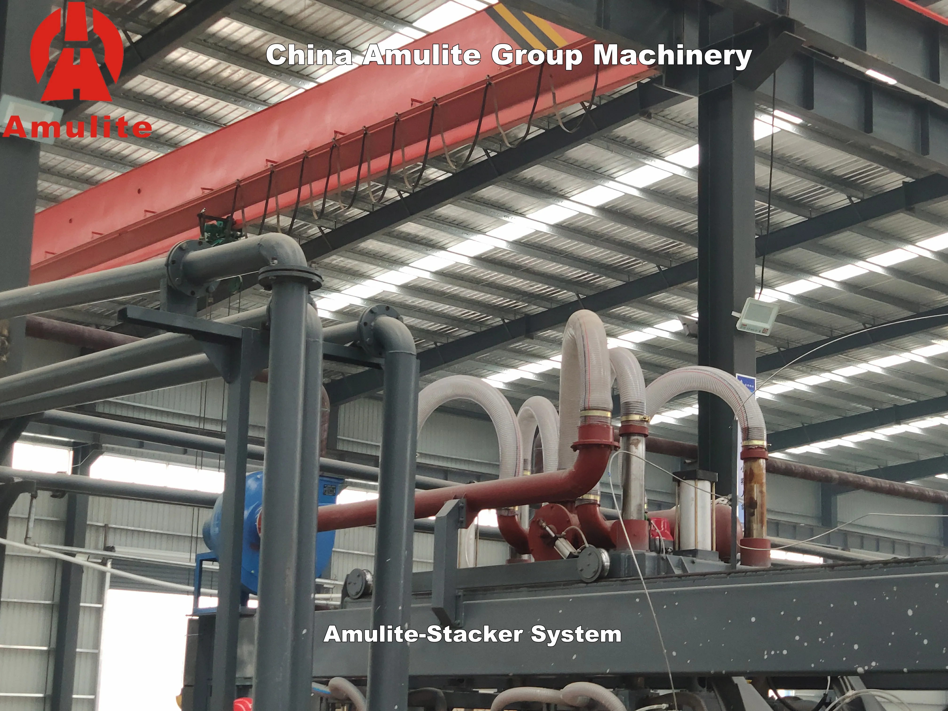 China Amulite Group Machinery Fireproof Waterproof Insulation Reinforced Fiber Cement Particle Board Productions Line
