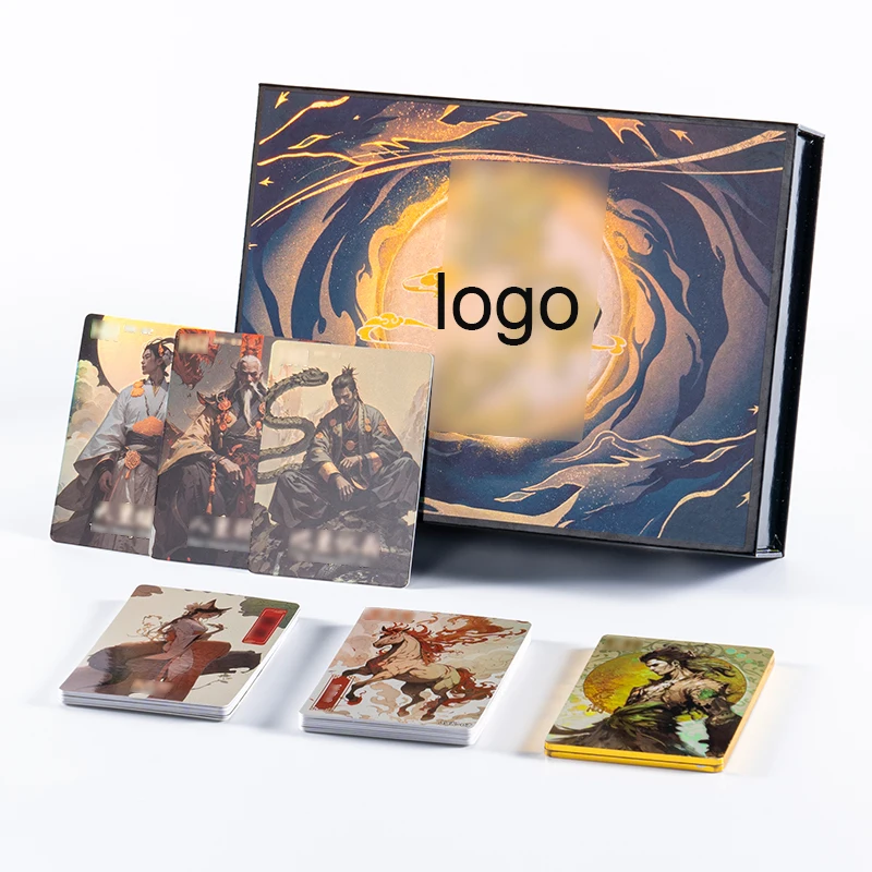 Customize Gold Foil Star Playing Cards Printing Sports Trading Card Game Custom Animation Holographic Trading Card Supplier