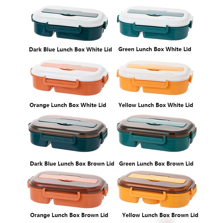 Экологичный многоразовый контейнер для еды с 5 отсеками крышкой