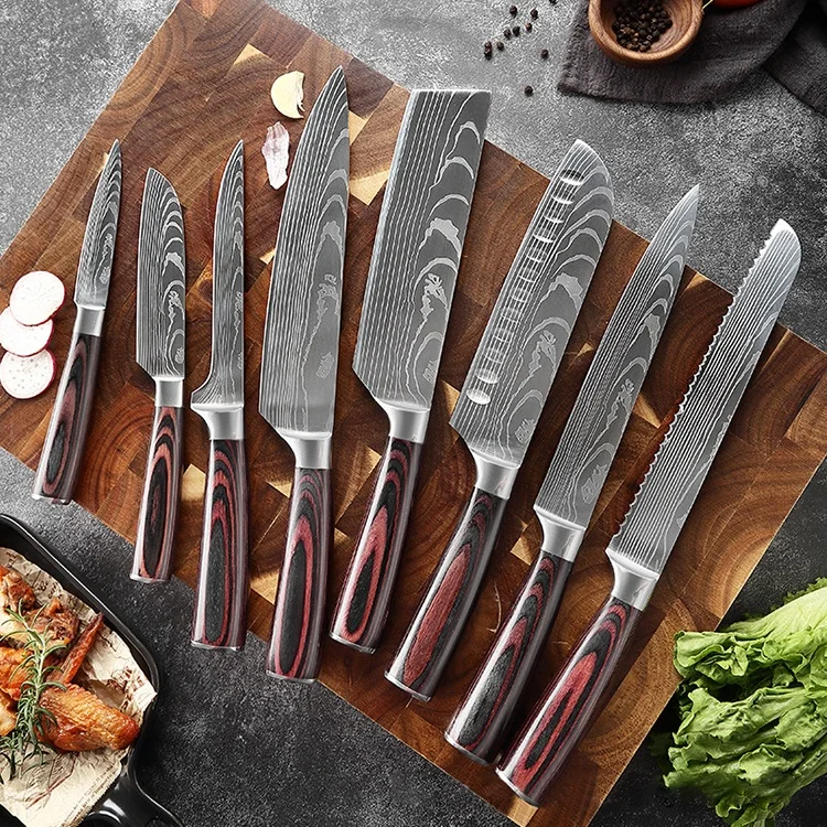 Chefs Knife set Japanese High Carbon Stainless Steel Kitchen Sharp Kitchen Knife set