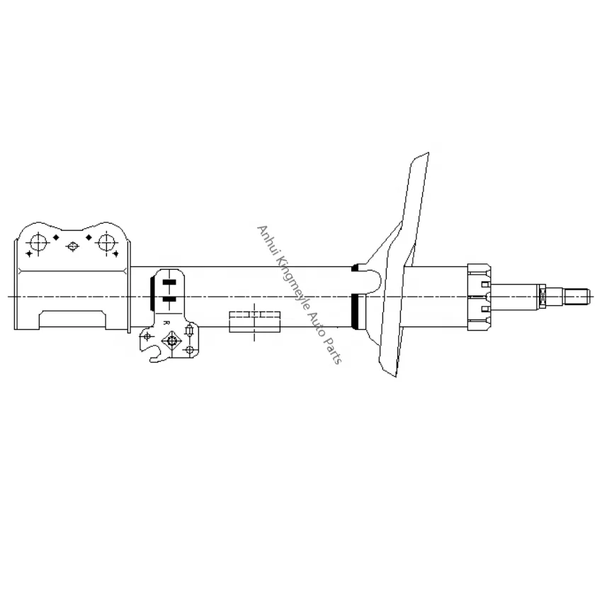 Передний правый амортизатор KYB #334331 3340113 для TOYOTA RAV4 ACA20 ACA21 ZCA25 ZCA26 CLA20