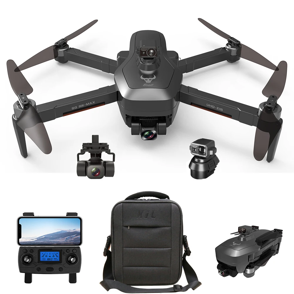 SG906 MAX Beast 3 drone 3-Axis Gimbal 4K HD camera GPS FPV 5G WIFI 1200M Brushless Motor For SG906 max beast 3 drone