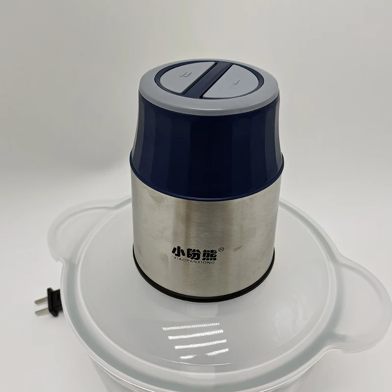 Kitchen mixer electric food machine multi-function meat grinder glass bowl household