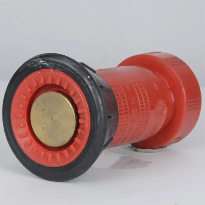 FM UL Factory  price    1 1/2' 2 1/2inch   plastic  Fire  Portable Spray Nozzle Fire water gun fire hose connector