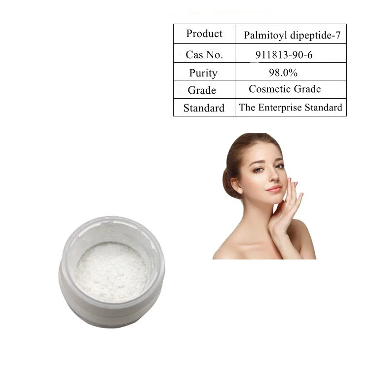 Peptide  Powder   Palmitoyl Dipeptide-7  CAS 911813-90-6  PAL-KT Palmitoyl lysine threonine   98.0% Cosmetic Grade