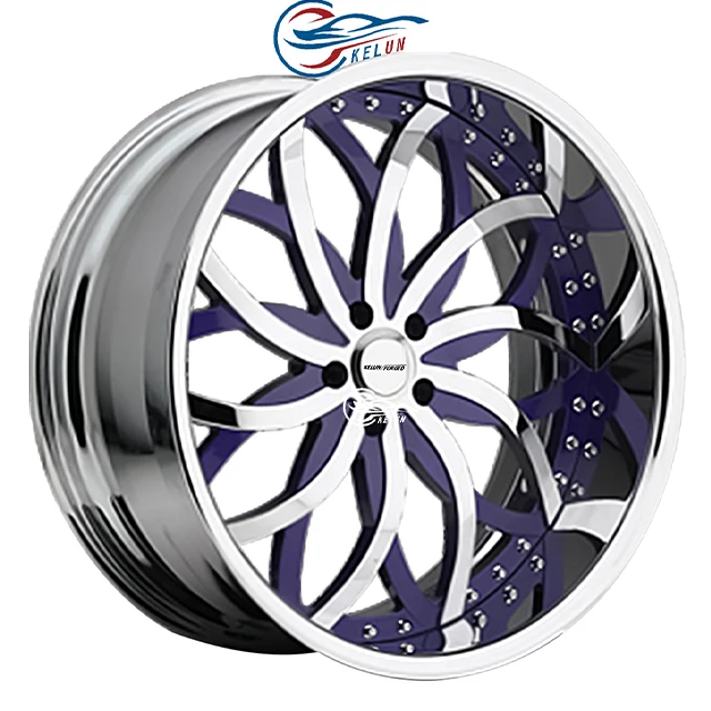 2022 Latest Design Custom 22x12 24x12 26x14  Forged Alloy Single & Concave Series  Wheel Rims