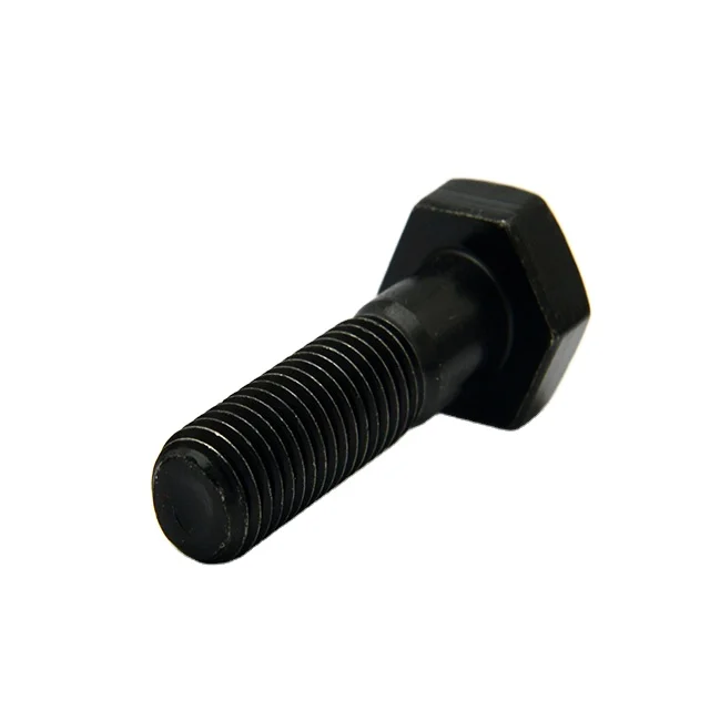 Grade 8.8/10.9/12.9  Carbon Steel Black Coated High Strength Hex Head Bolt DIN 931/DIN 933