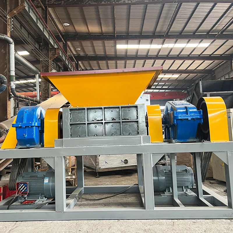 Antomatic Planetary Motor Reducer Tire Shredder Tyre Recycling Equipment