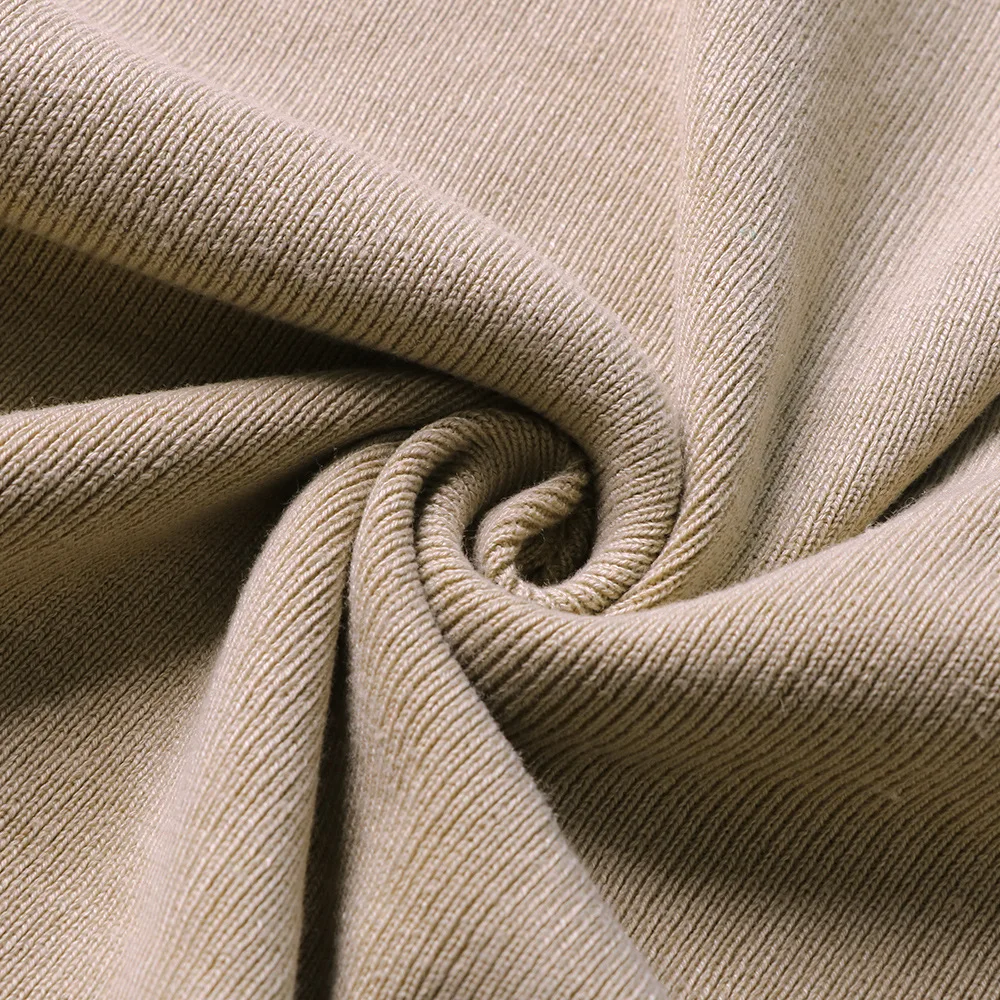 2024 Autumn Winter New Women Clothing Slim V-neck Sweater Dress with Belt Knee-Length Machine Embroidery Knitted Dresses