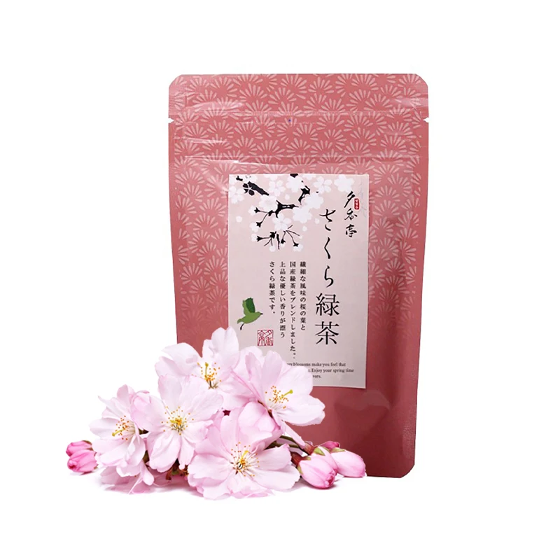 Японский смешанный экстракт листьев Сакура юзу, зеленый чай, оптовая цена