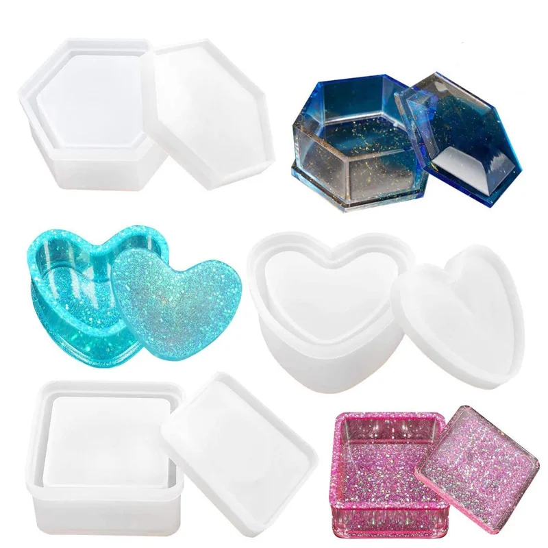 DIY Jewelry Craft Supplies High Quality Handmade Silicone Molds for Resin Casting Custom Opp Bag Multifunction Silicone Moulds