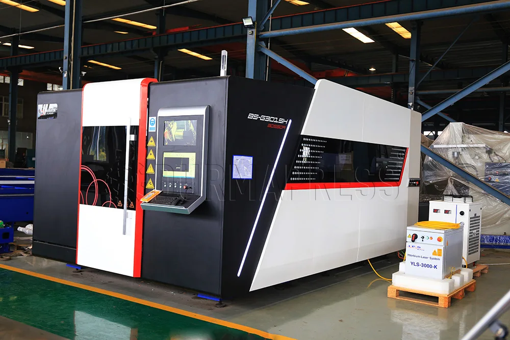 Fully Computer Controlled 12 KW MAX stainless steel 6025 series China fiber laser cutting machine