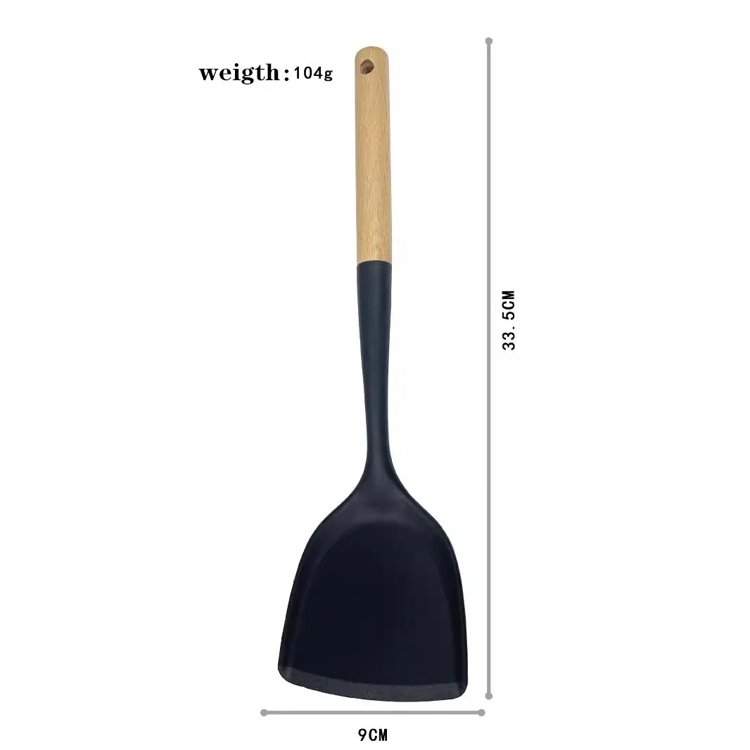 home and kitchen gadgets kitchen utensils hot selling cookware sets With Wooden Handles Kitchen Tools & Gadgets