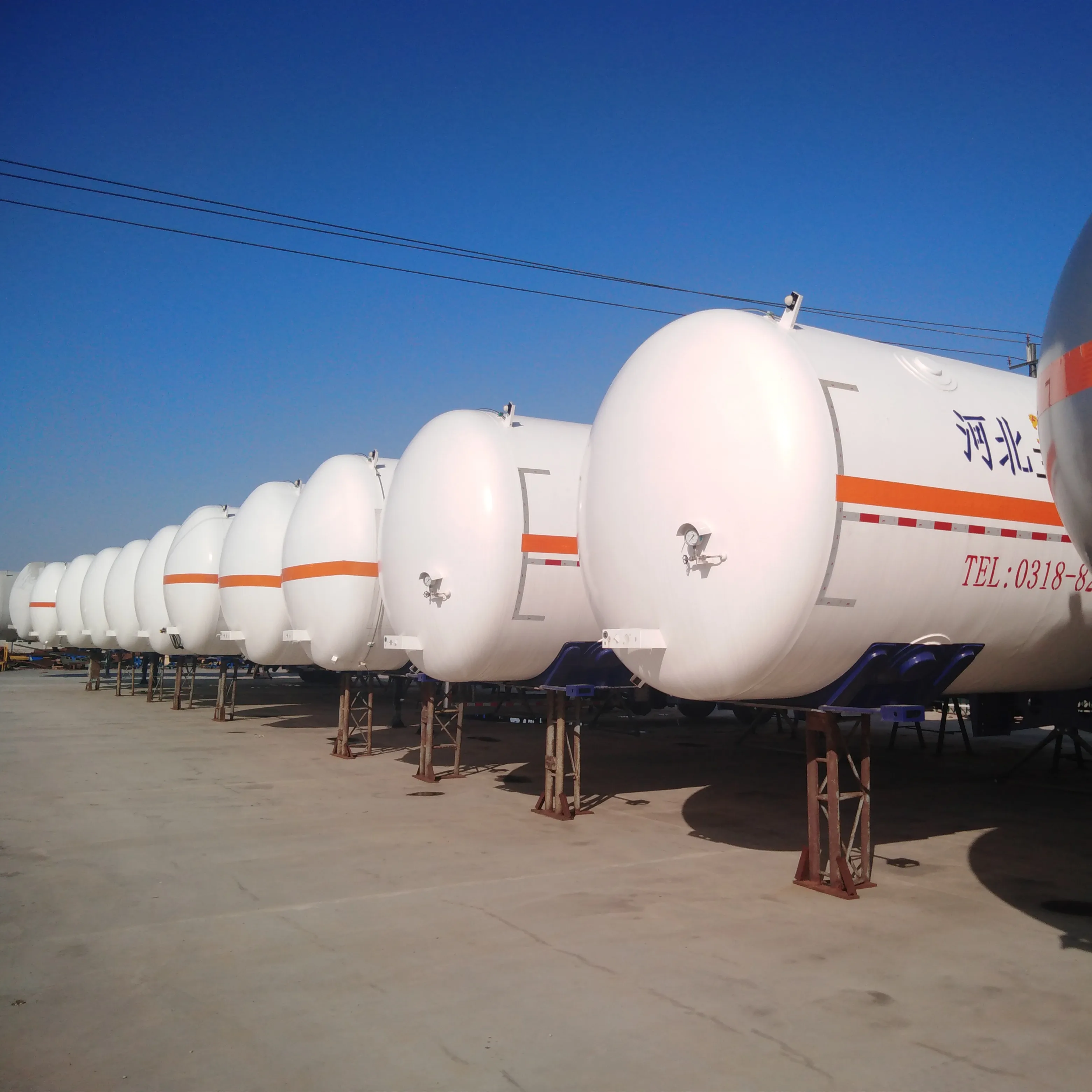 2024 hot sell Liquefied Natural Gas LNG Tanker Transports Semi Trailers Truck Trailers