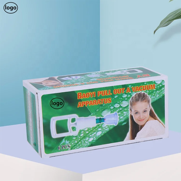 Cupping Equipment Set 6PCS Plastic Vacuum Chinese Cupping Cups Wholesale