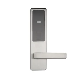 Stainless Steel ANSI Mortise Security Electronic Smart RFID Card Key Hotel Door Lock with Management Software System
