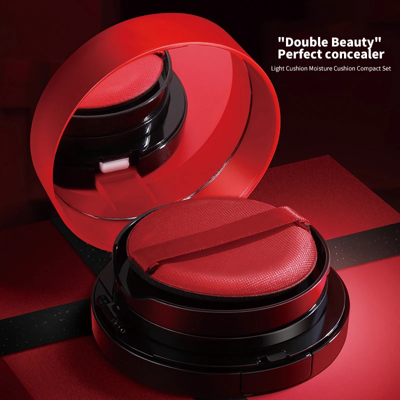 Custom Logo Full Coverage Moisturizing Beauty BB Cream Air Cushion Foundation Waterproof Whitening Makeup Cushion Foundation