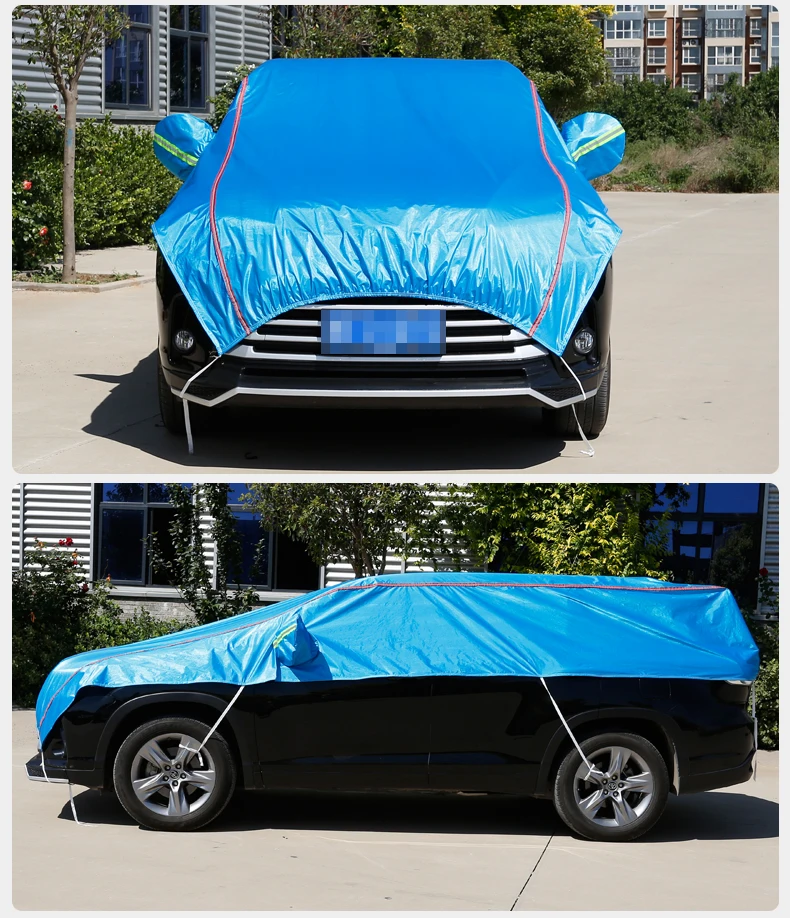 2021 new design SUV half car body cover rain protection sun protection heat insulation dust proof