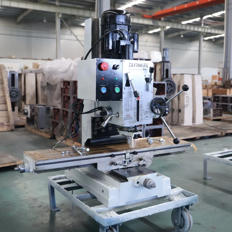 Universal Milling Machine Price Hobby Milling Machine Manual Mills ZX7045FG ZAY7045FG Universal milling and drilling machine