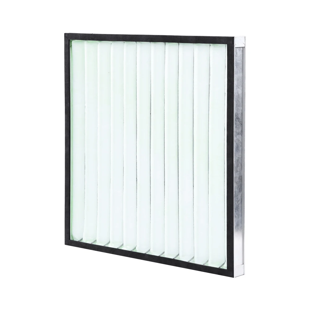 Washable Nonwoven Fiber Pleated Panel Hepa Filter For Industry H13 H14 Air Filter True Hepa