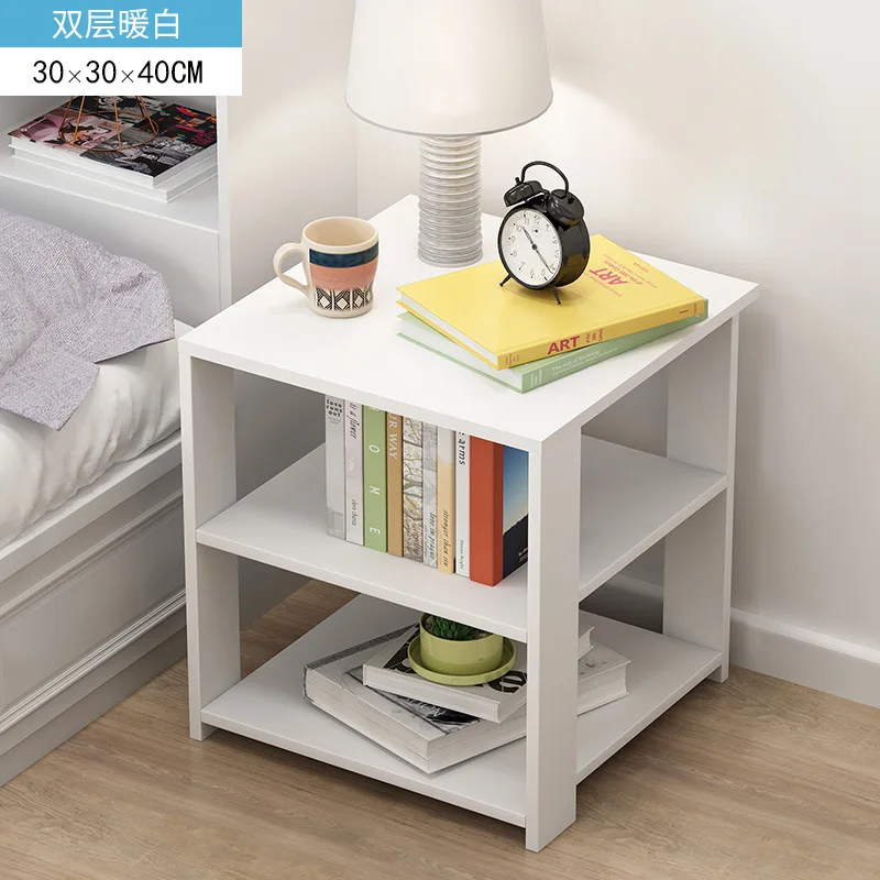 Hot selling simple bedside table for bedroom modern nightstand for small place bedside cabinet with storage drawers